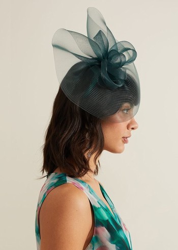 Phase Eight Green Bow Freeform Fascinator Hats Green USA | 8430529-YJ